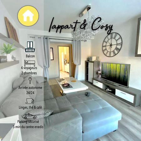 Le Cafe Charmant, Appartement Dans Immeuble Avec Parking Barriere, Balcon LʼArbresle 외부 사진