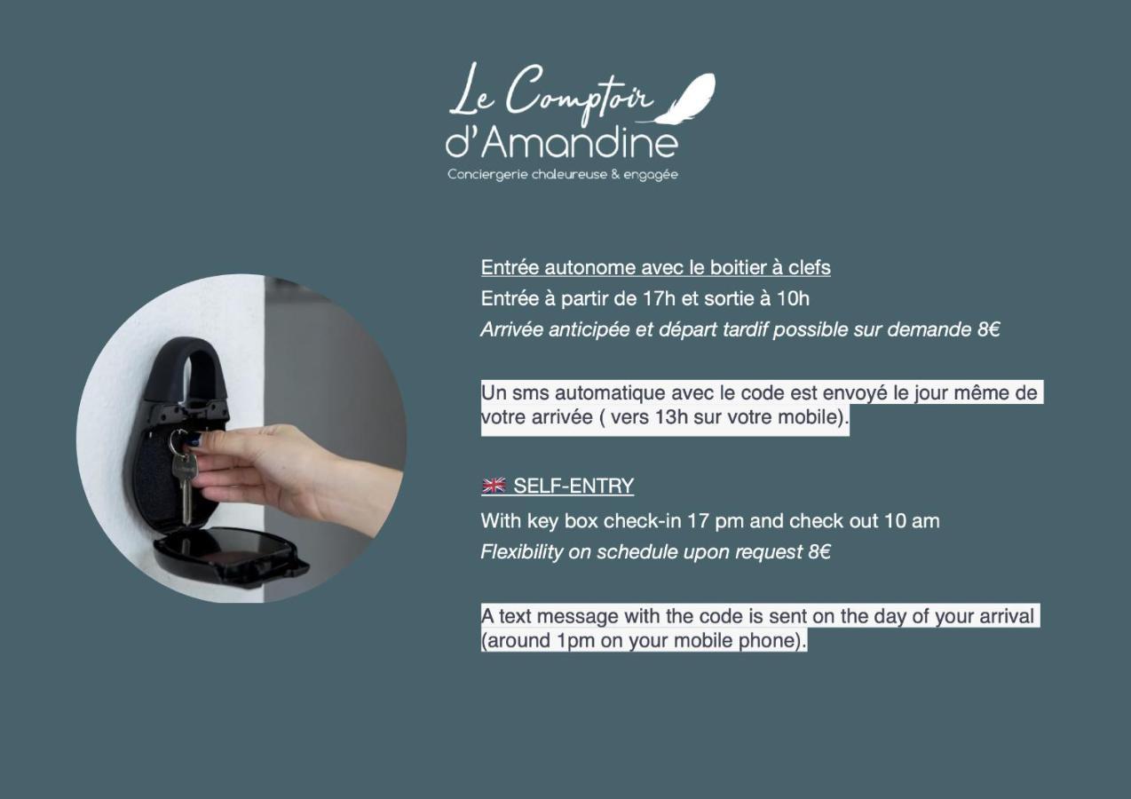 Le Cafe Charmant, Appartement Dans Immeuble Avec Parking Barriere, Balcon LʼArbresle 외부 사진